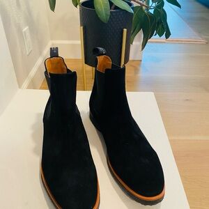 NWOB New Republic by Mark Mcnairy Sz 13 Black Suede Chelsea Boot